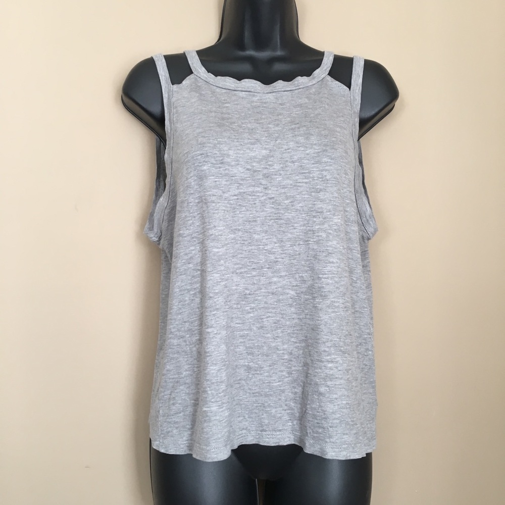 Benjamin Jay Gray Back Cut Out Tank